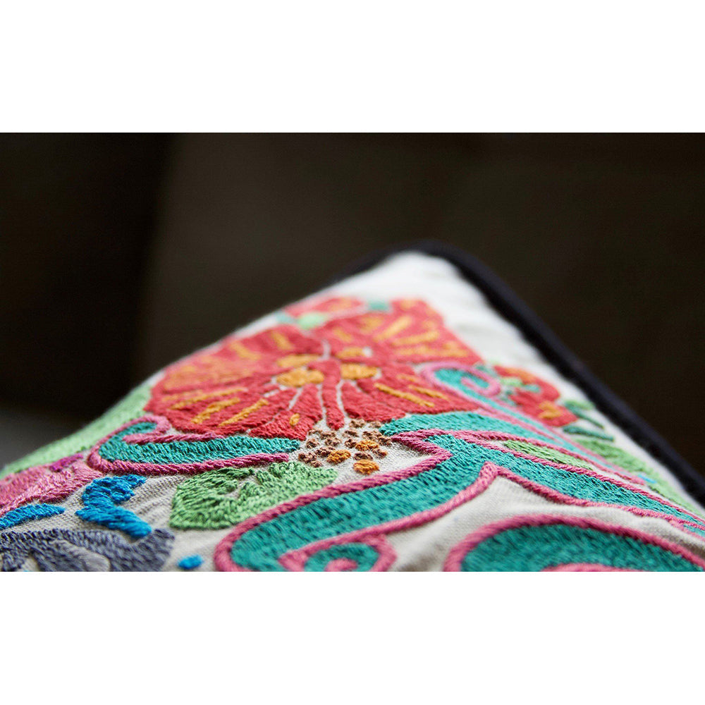 Kauai Hand-Embroidered Pillow-3