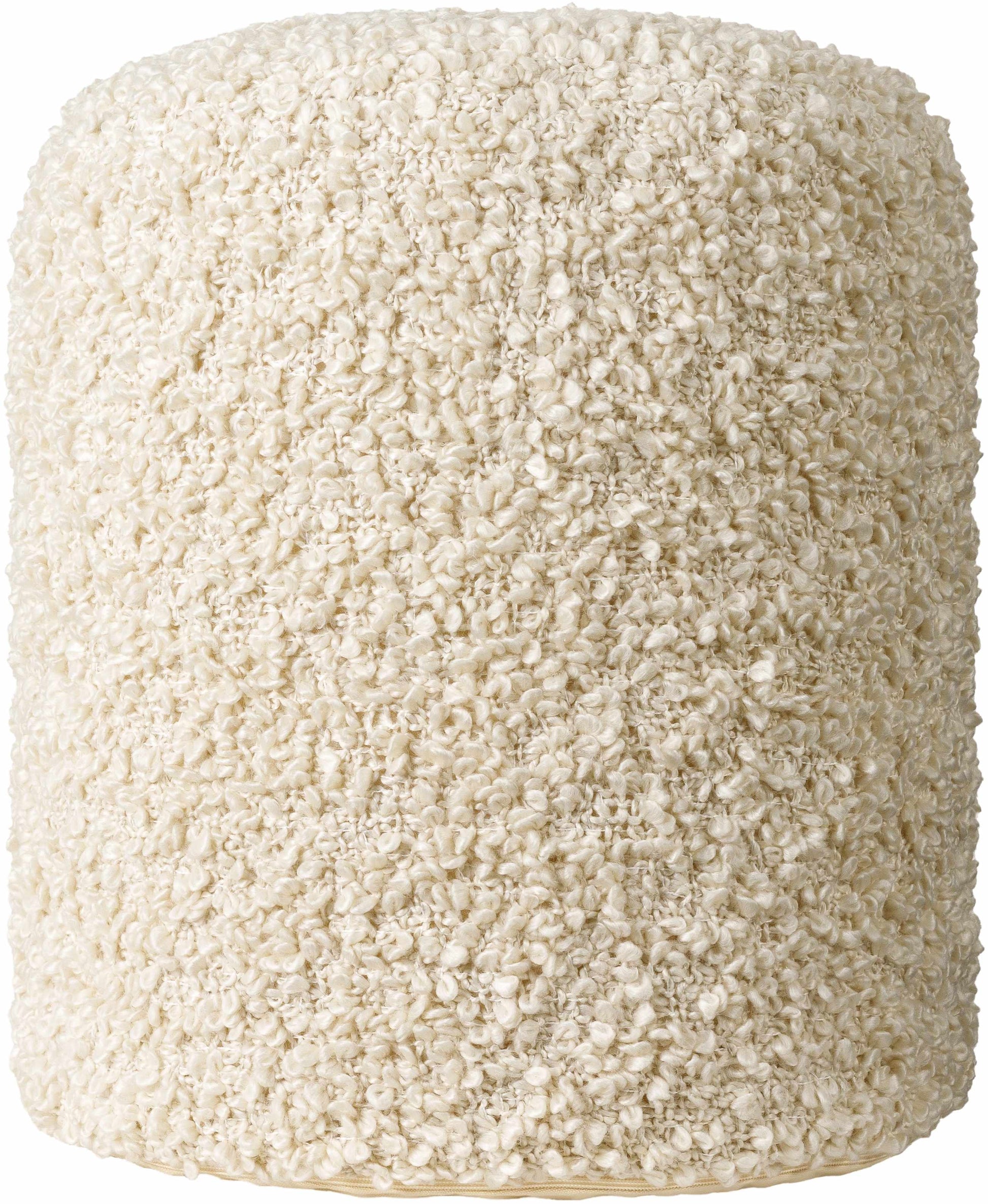 Kamarpukur Knitted Gray Cotton Pouf-3
