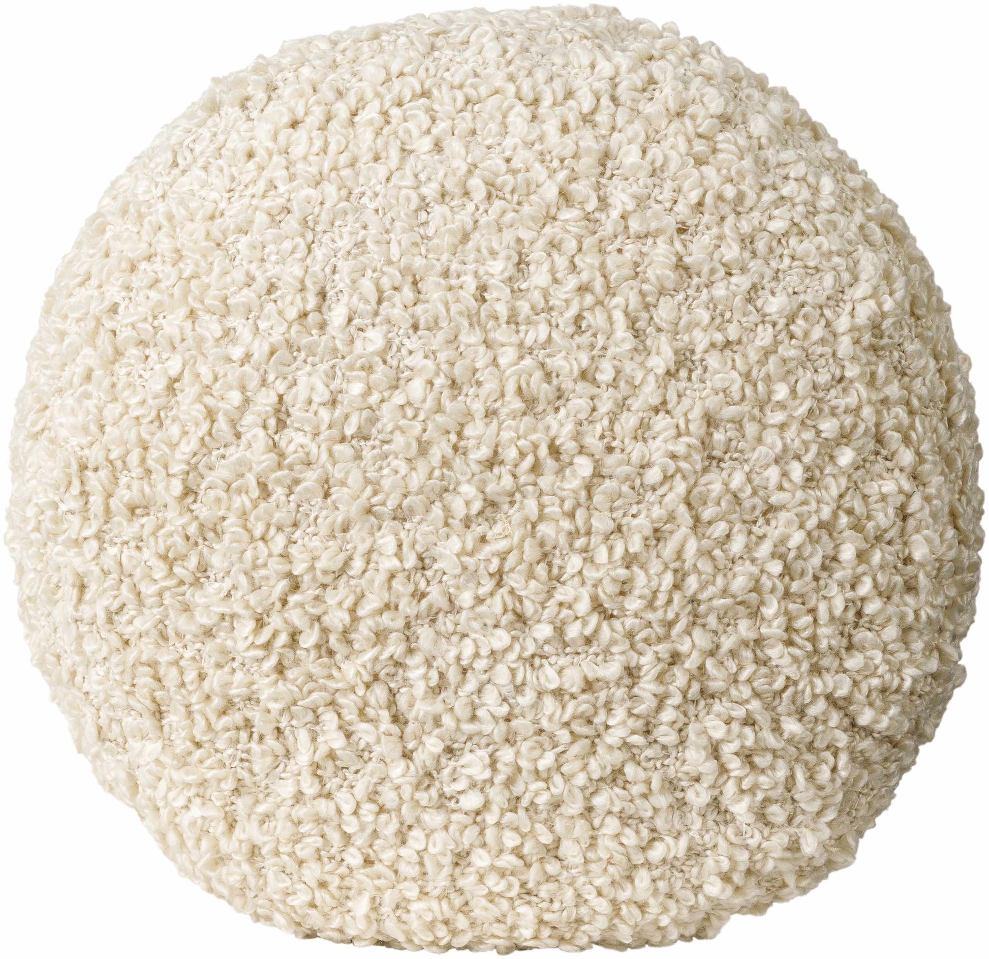 Kamarpukur Knitted Gray Cotton Pouf-1