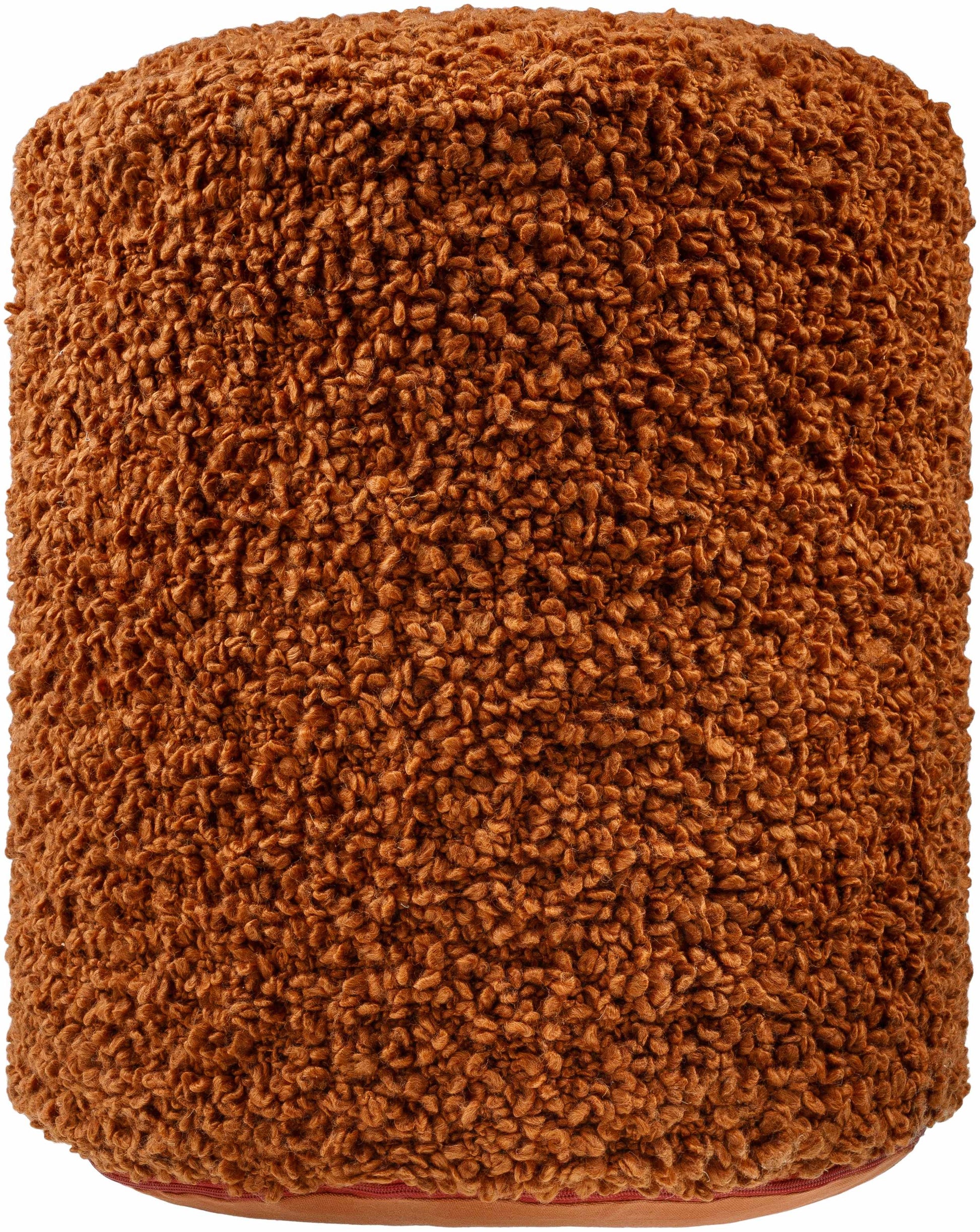 Kamarpukur Knitted Gray Cotton Pouf-3
