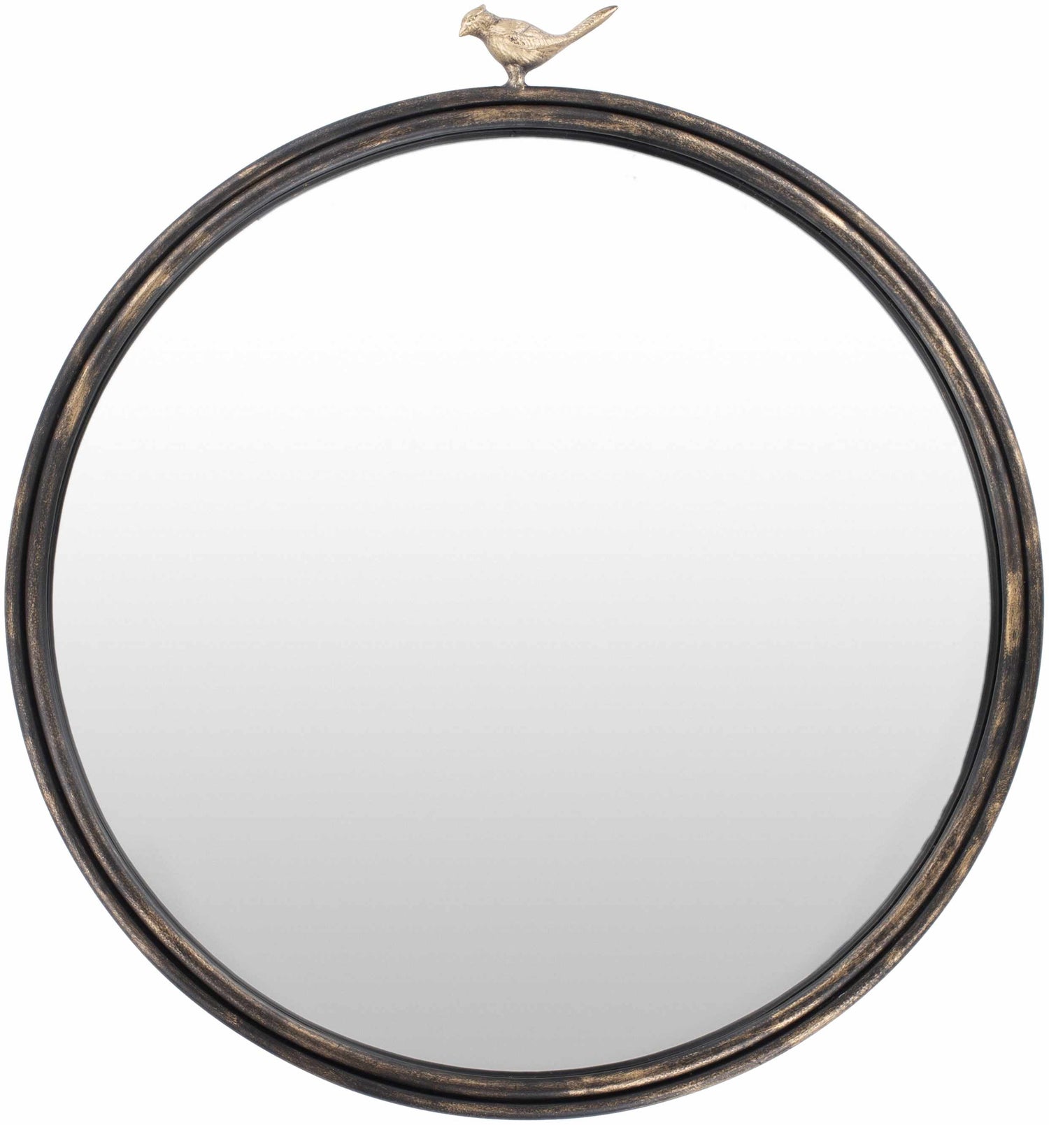 Loughlinstown Gold Frame Round Mirror-0