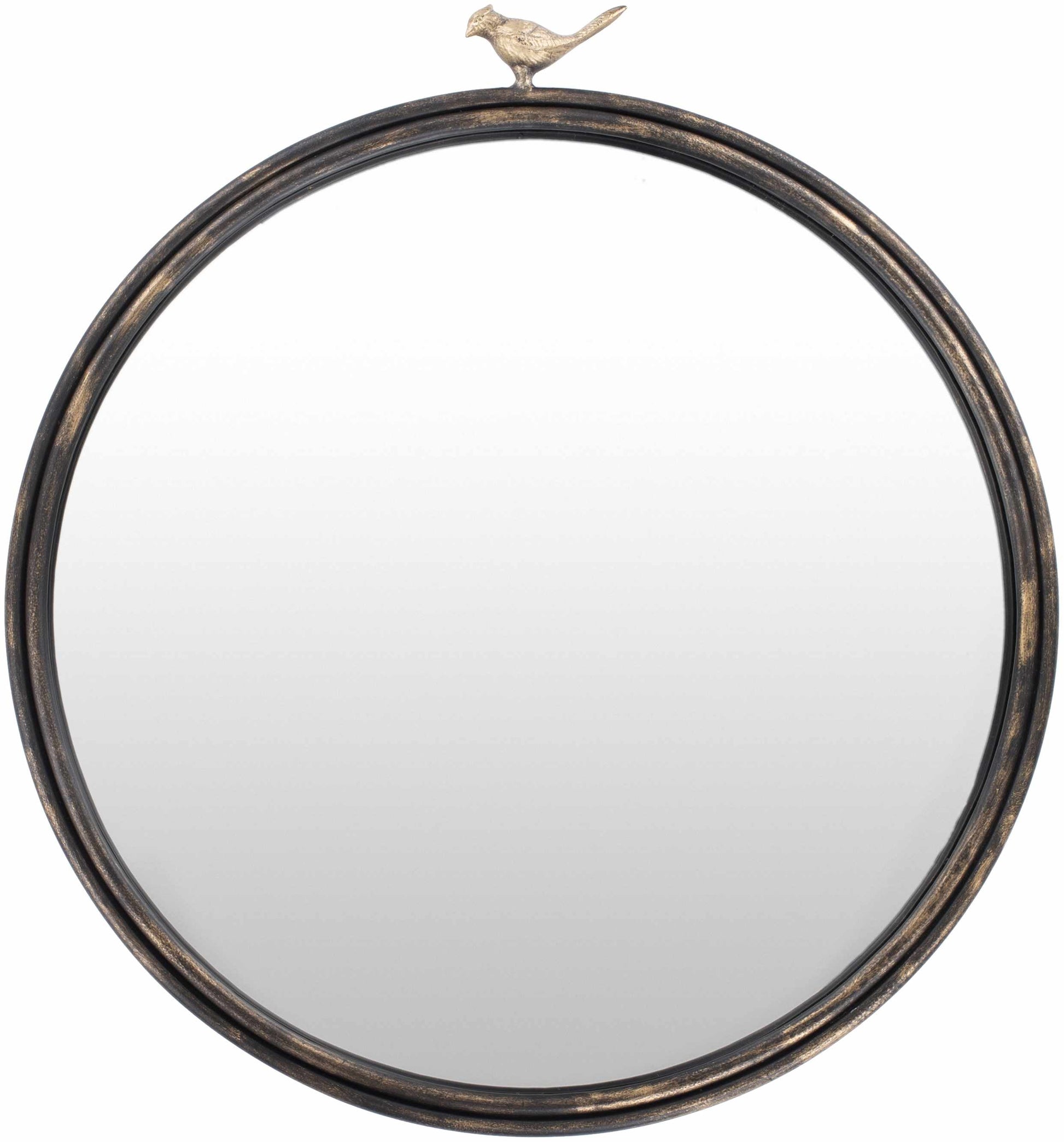 Loughlinstown Gold Frame Round Mirror-0