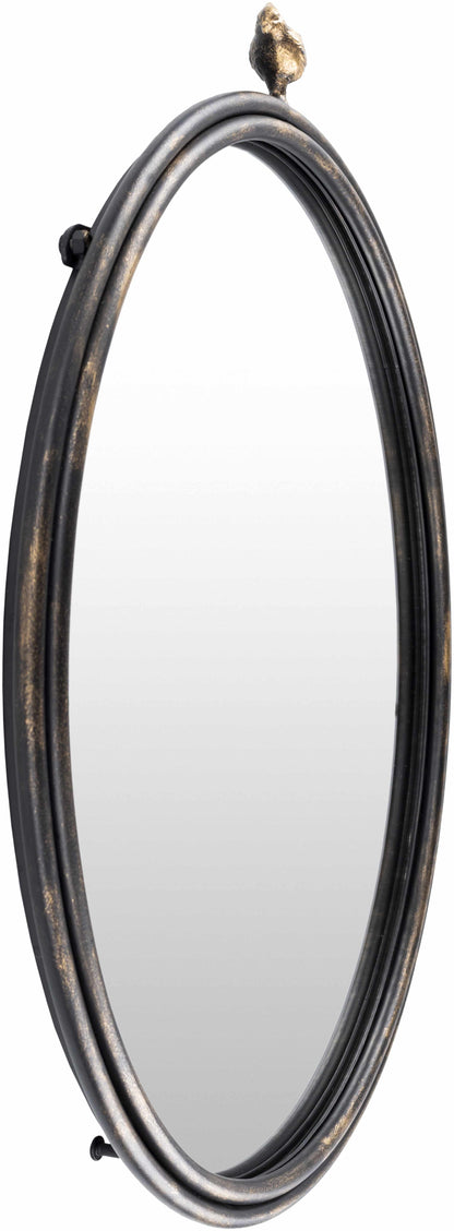 Loughlinstown Gold Frame Round Mirror-4