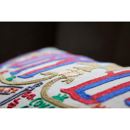 London Hand-Embroidered Pillow-3