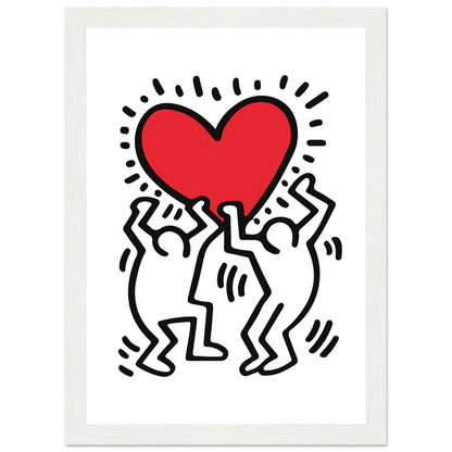 Men Holding Heart Pop Art Poster-8