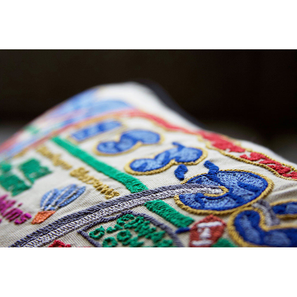 Missouri Hand-Embroidered Pillow-2