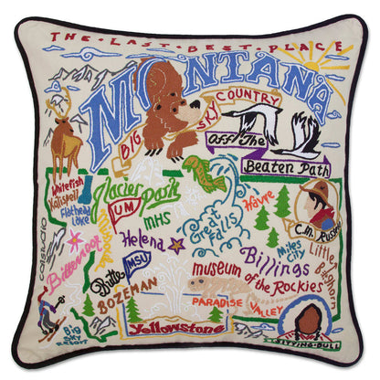 Montana Hand-Embroidered Pillow-0