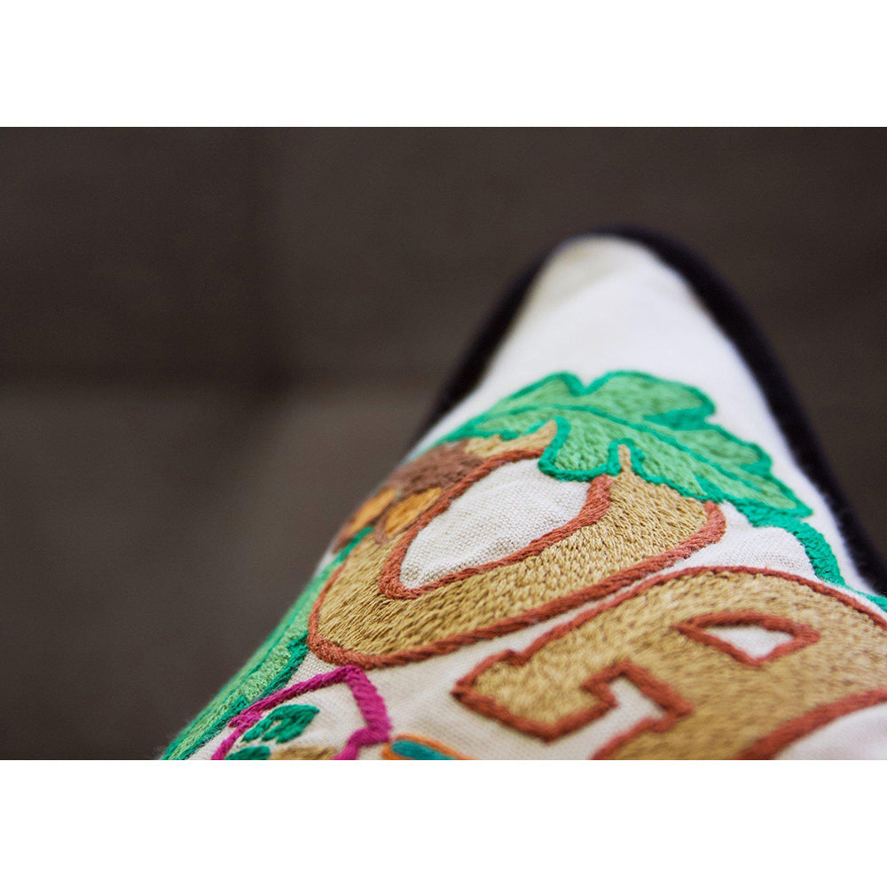 Oakland Hand-Embroidered Pillow-3