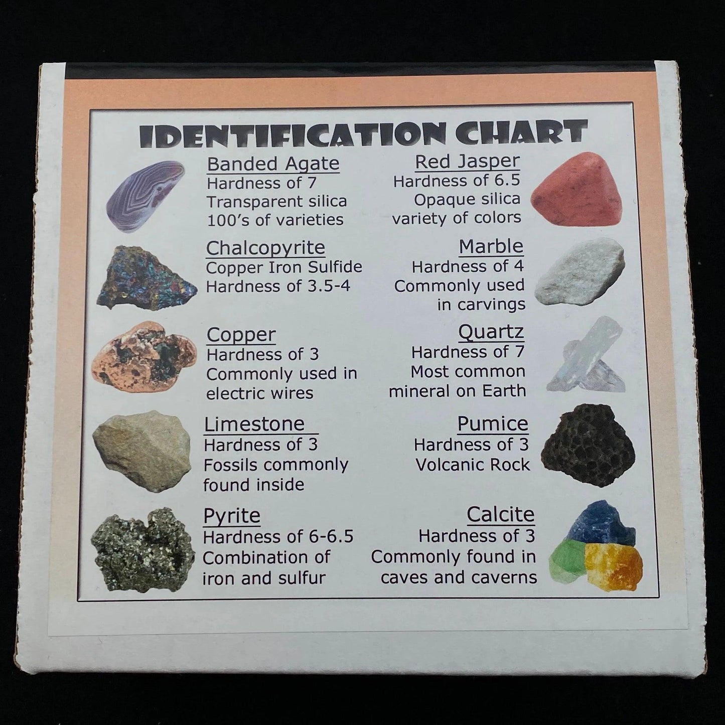 Rock and Mineral Excavation Kit Made in USA, 10 Rocks and Minerals *Ages 5+*-3