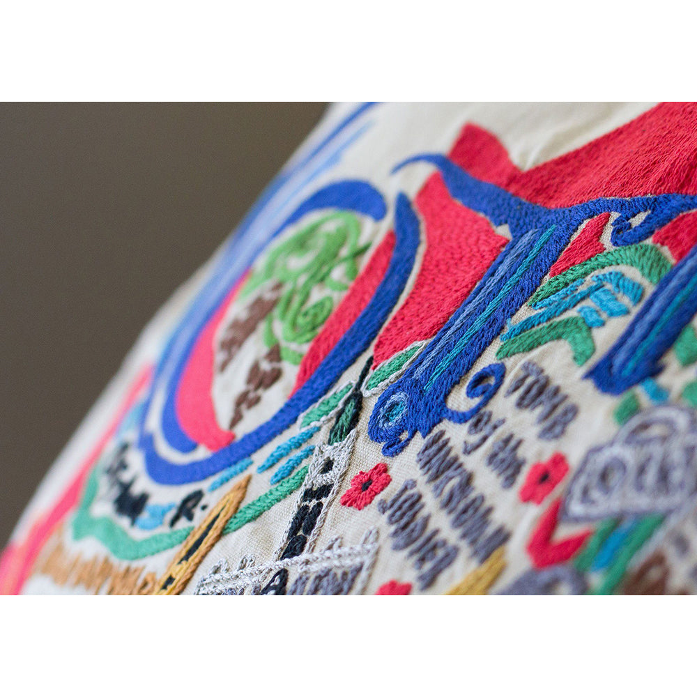 Ottawa Hand-Embroidered Pillow-2