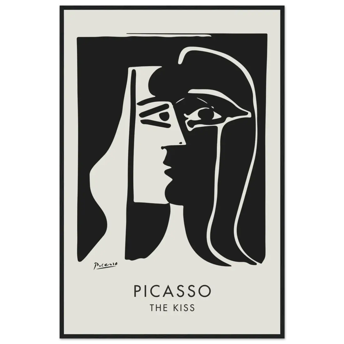 Pablo Picasso The Kiss Artwork Poster-0