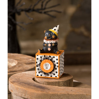 Party Hat Kitty on Block by Bethany Lowe Designs-2