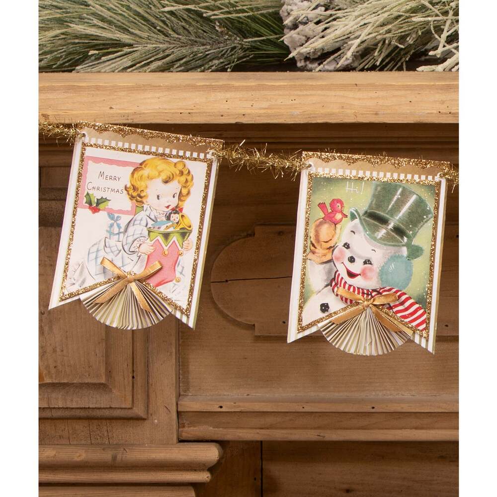 Pastel Retro Garland by Bethany Lowe Designs-2