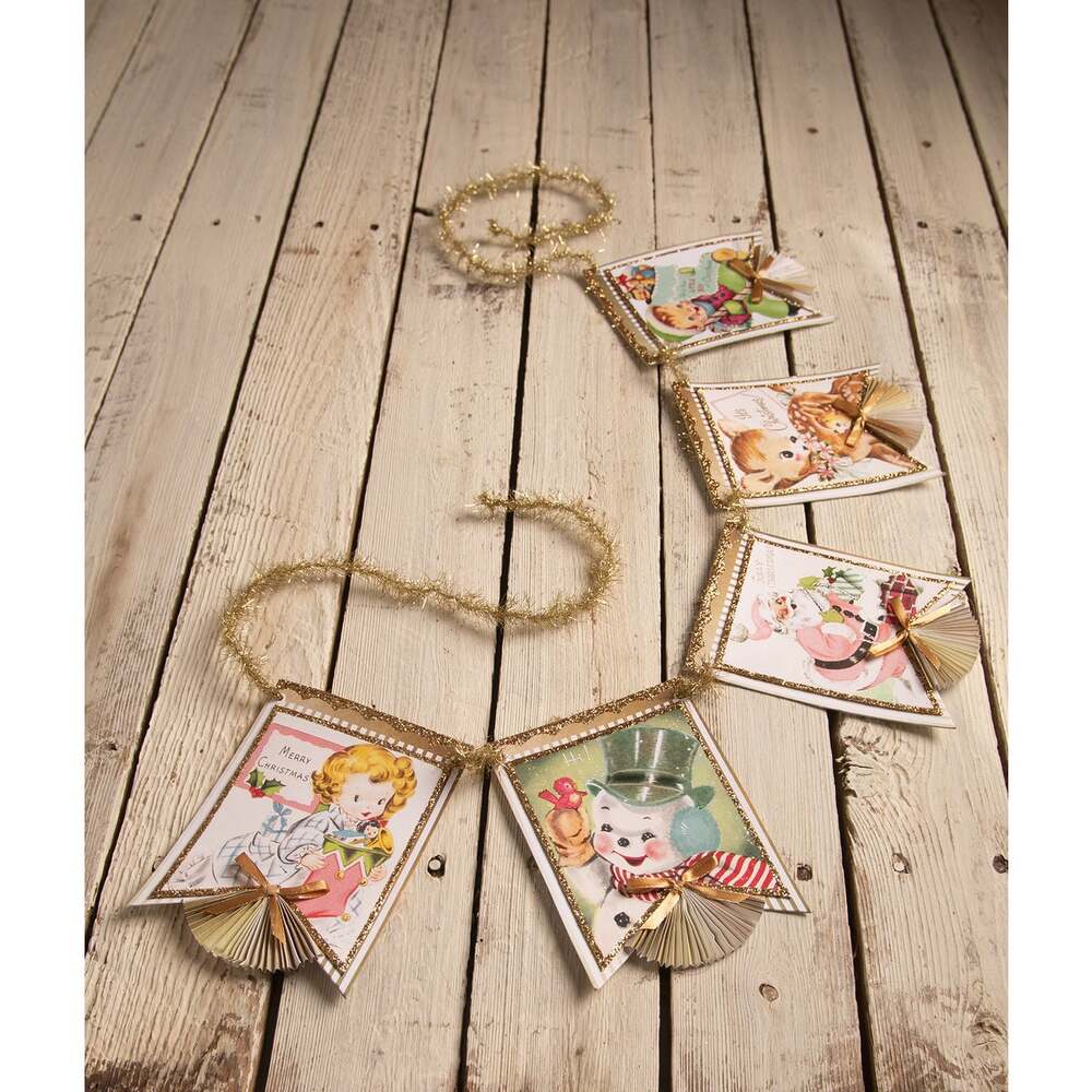 Pastel Retro Garland by Bethany Lowe Designs-1
