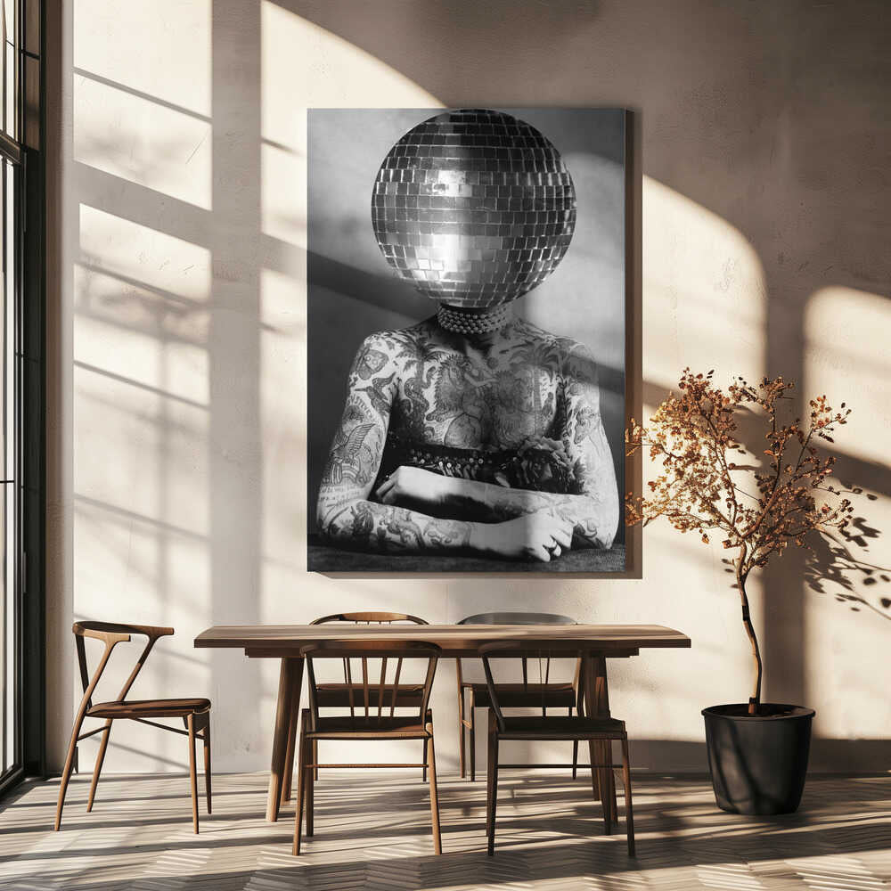 Wall art DISCO VINTAGE PORTRAIT-3