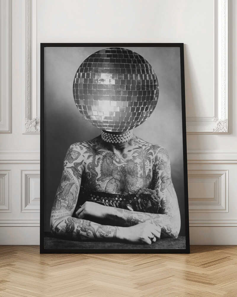 Wall art DISCO VINTAGE PORTRAIT-2