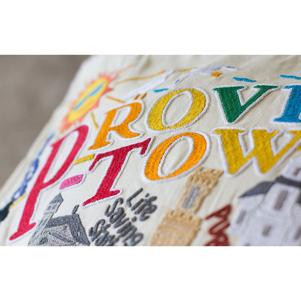 Provincetown Hand-Embroidered Pillow-2