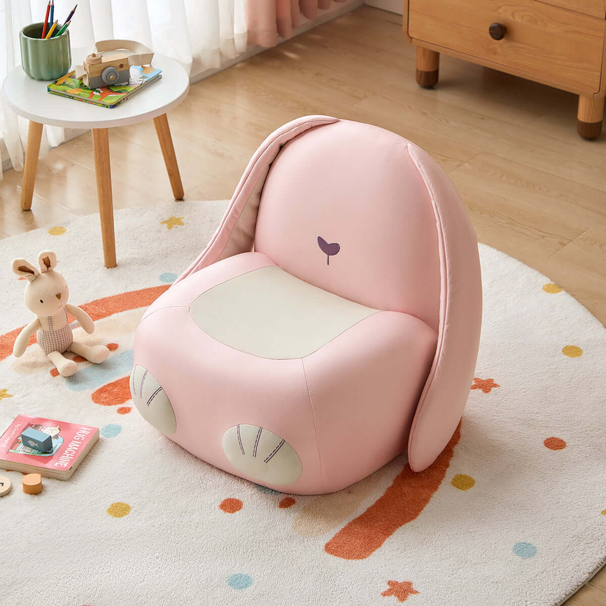 Resting Bunny Kids Sofa Arm Chair-5