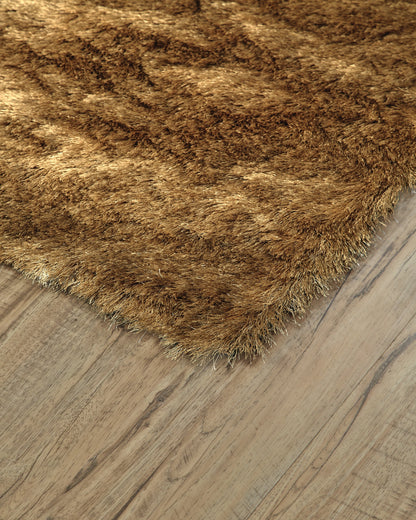 Indochine Modern Solid - Brown/Gold - Clearance-1