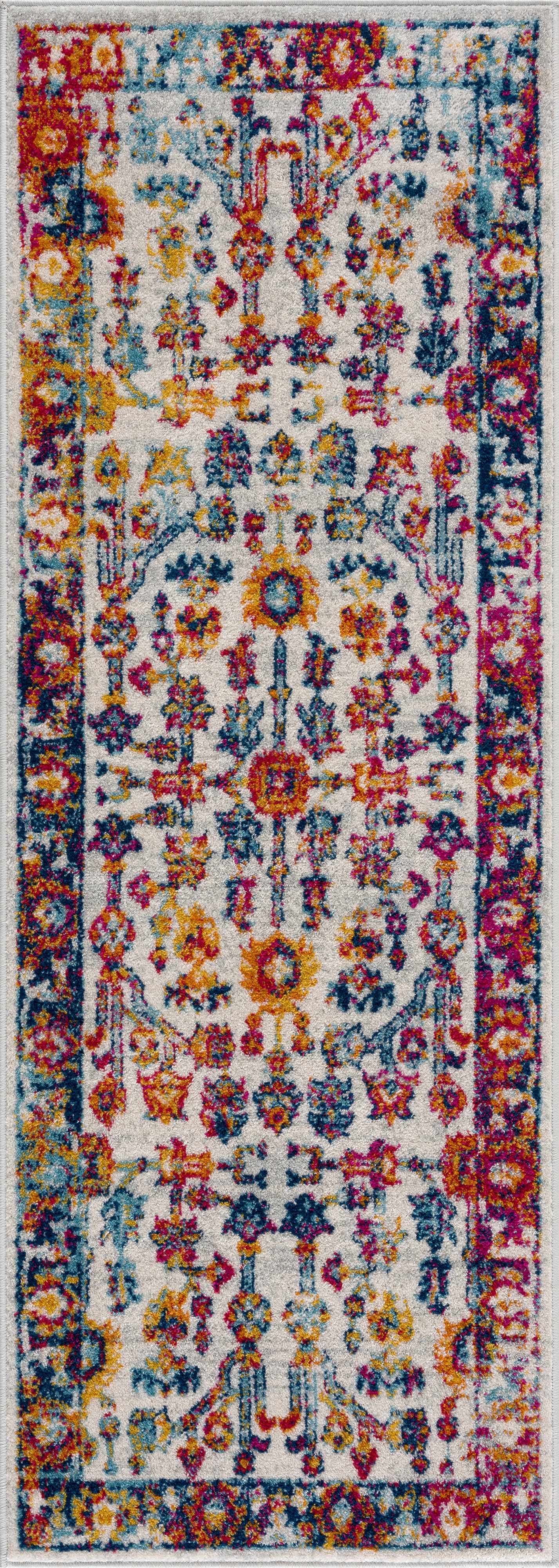 Istanbul Vintage Orange Area Carpet - Clearance-4