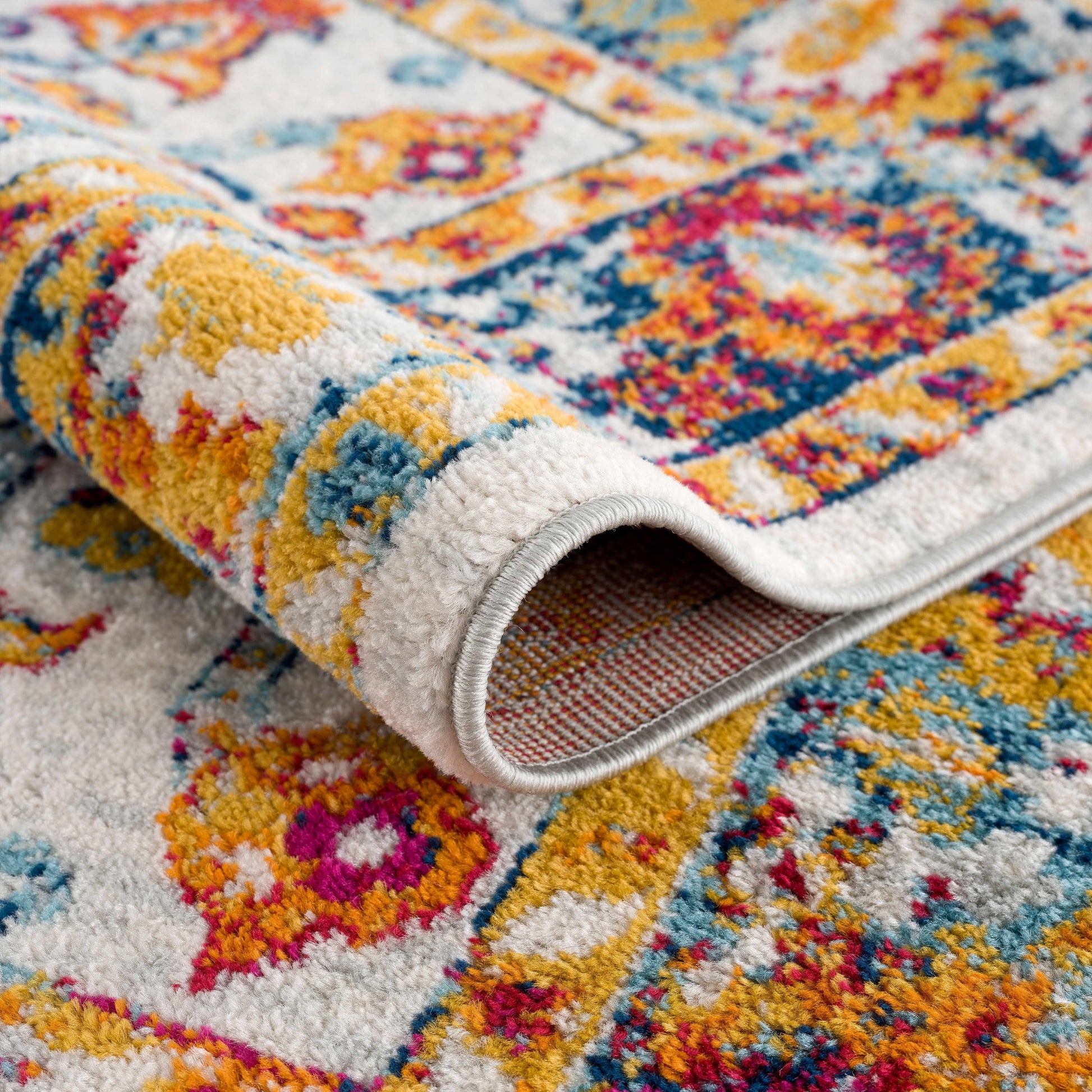 Istanbul Vintage Orange Area Carpet - Clearance-1