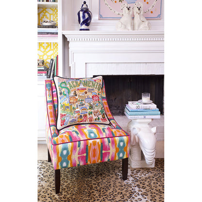 Sacramento Hand-Embroidered Pillow-3