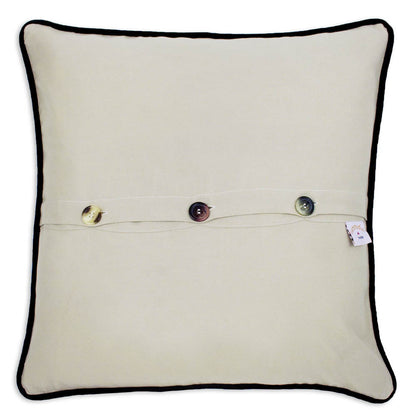 Santa Fe Hand-Embroidered Pillow by CatStudio-1