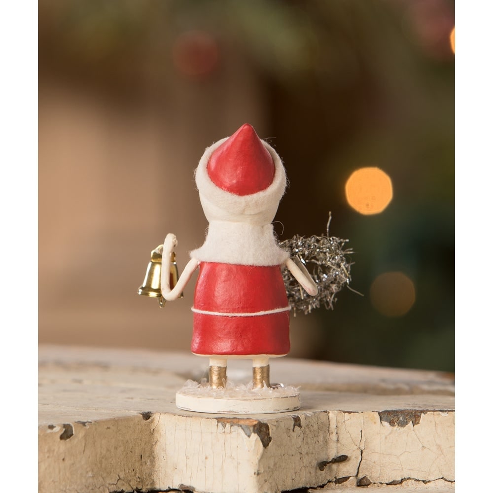 Santa with Wreath & Bell by Bethany Lowe Designs-2
