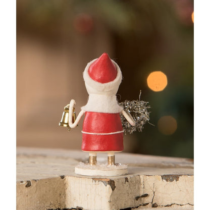Santa with Wreath & Bell by Bethany Lowe Designs-2