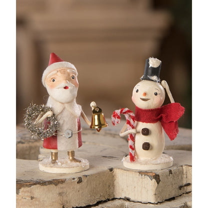 Santa with Wreath & Bell by Bethany Lowe Designs-3