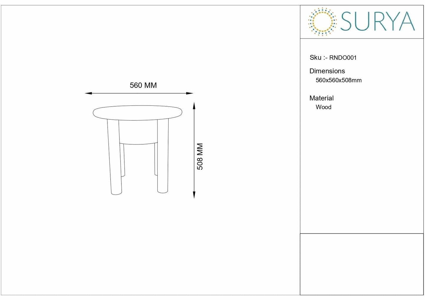 Sarichioi End Table-3
