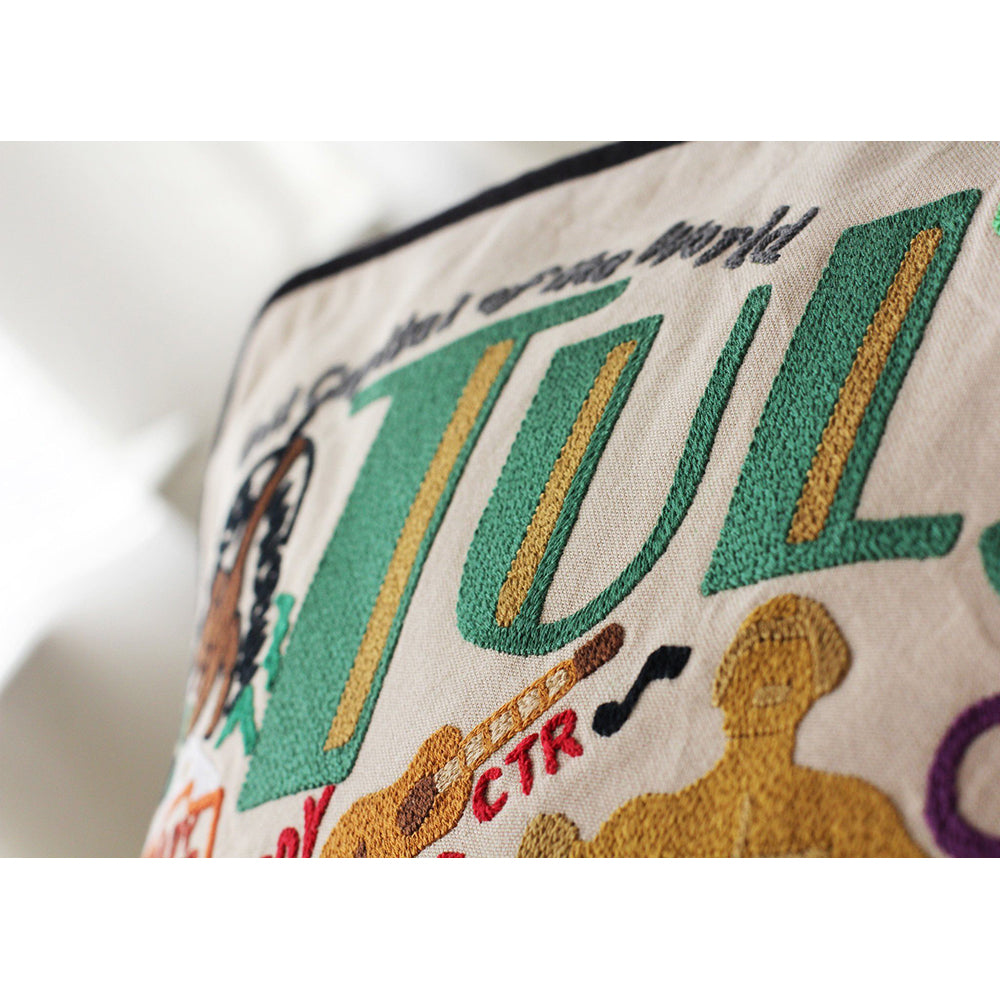 Tulsa Hand-Embroidered Pillow-3
