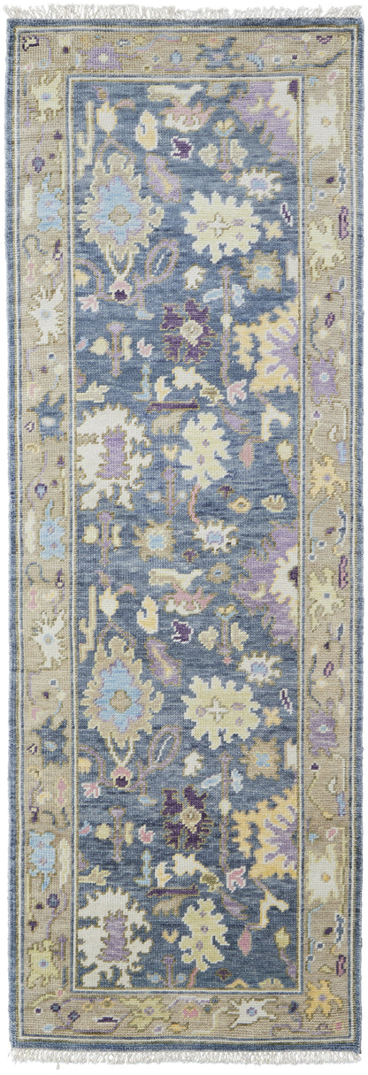 Karina Traditional Persian - Gold/Blue/Purple Area Rug-6