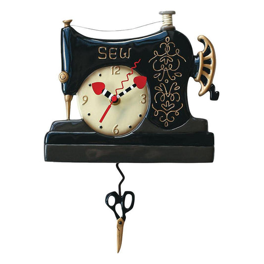 Vintage Stitch Wall Clock by Allen Designs-0