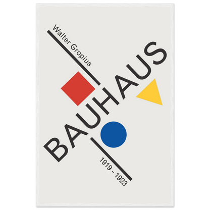 Walter Gropius Bauhaus Artwork Poster-13