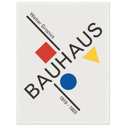 Walter Gropius Bauhaus Artwork Poster-11