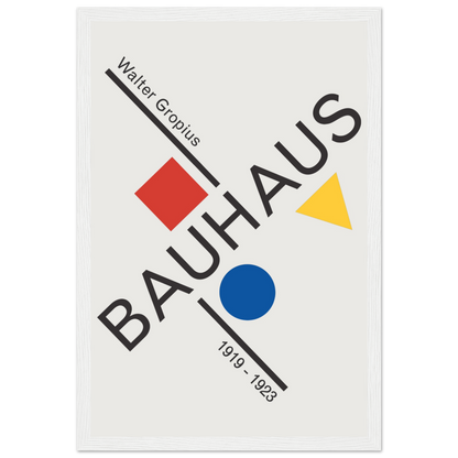 Walter Gropius Bauhaus Artwork Poster-8