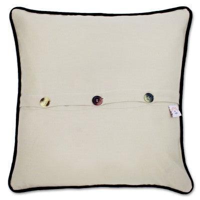 West Virginia Hand-Embroidered Pillow-1