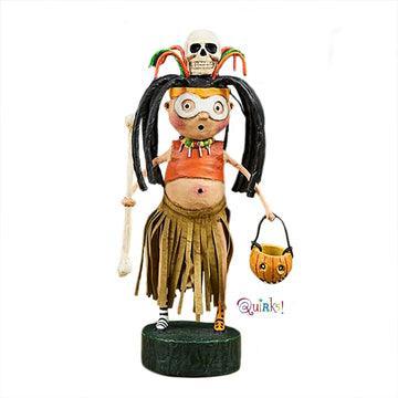 Witch Doctor Halloween Figurine by Lori Mitchell-0