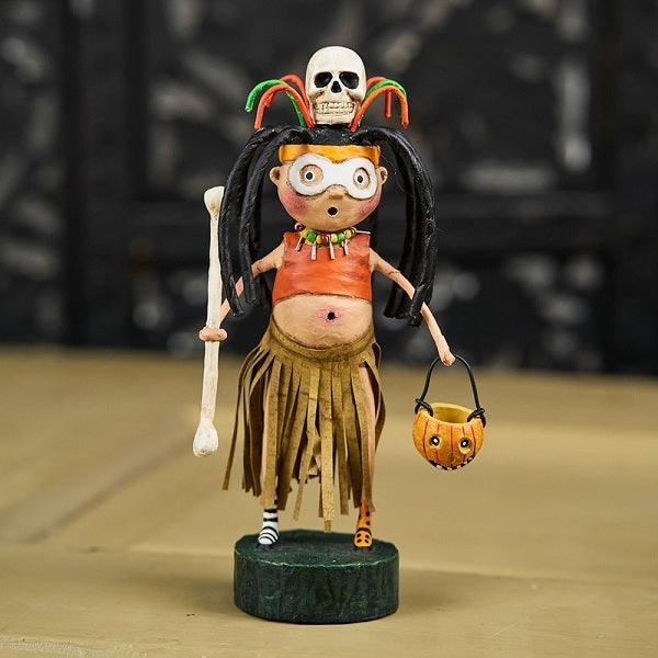 Witch Doctor Halloween Figurine by Lori Mitchell-1