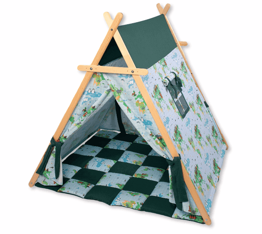 World Map Play Tent and Play Mat-0
